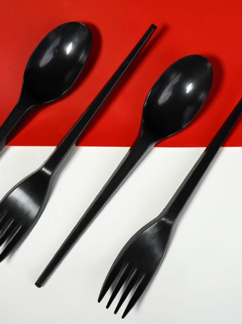 6.5" Fork & Spoon [Black]