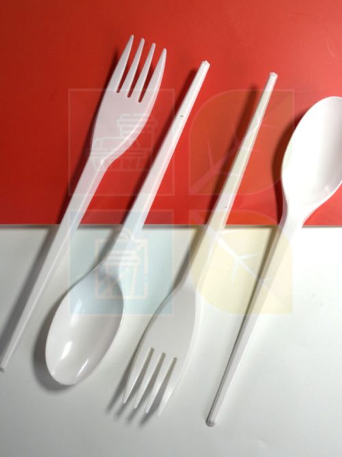 6.5" Fork & Spoon [White]