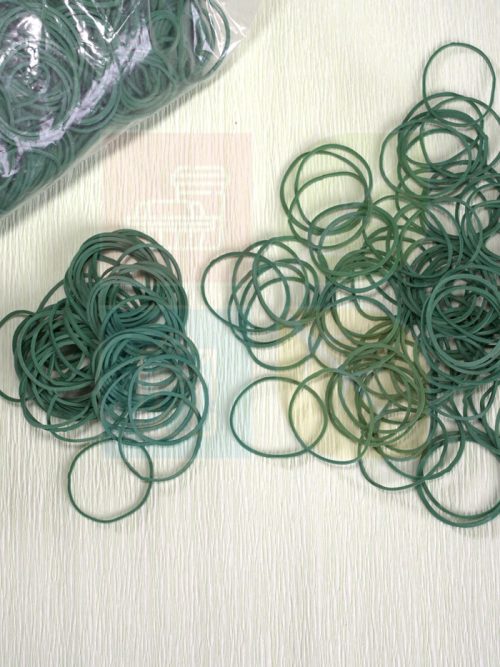 1.5" Rubber Band 1kg [Green]