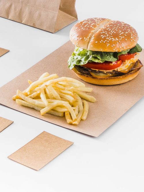 [Cap Kawan] Food Paper Wrapping C - 11 1/2" x 15 1/4" [Brown]