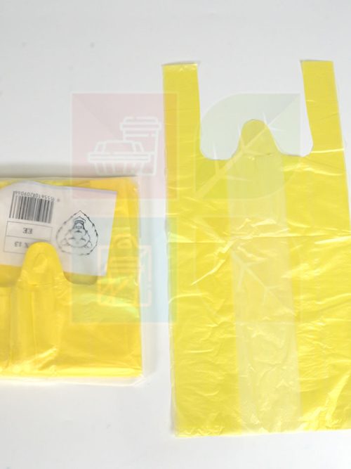 [Cap Lion] 10" x 13" Plastic Bag [Yellow]