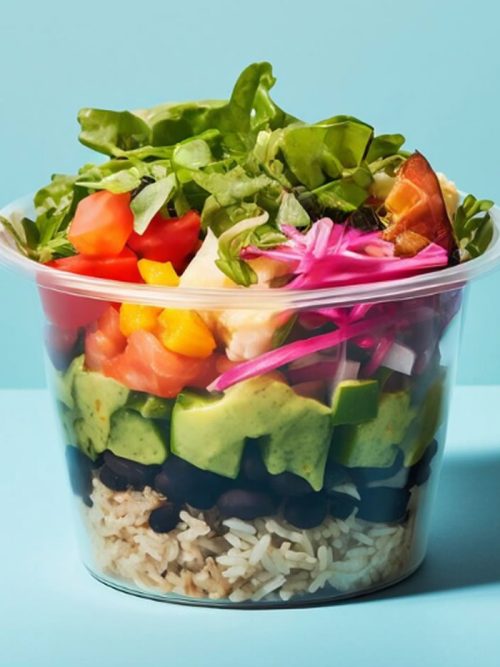 [CHUNBE] CB WARE CB12/CB16 Round Microwave Container / Food Container With Lid