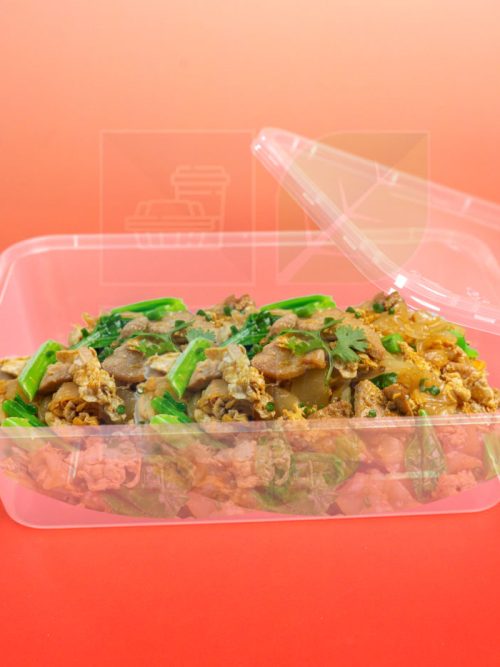 [HY] T1-650 Disposable PP Container with Lid