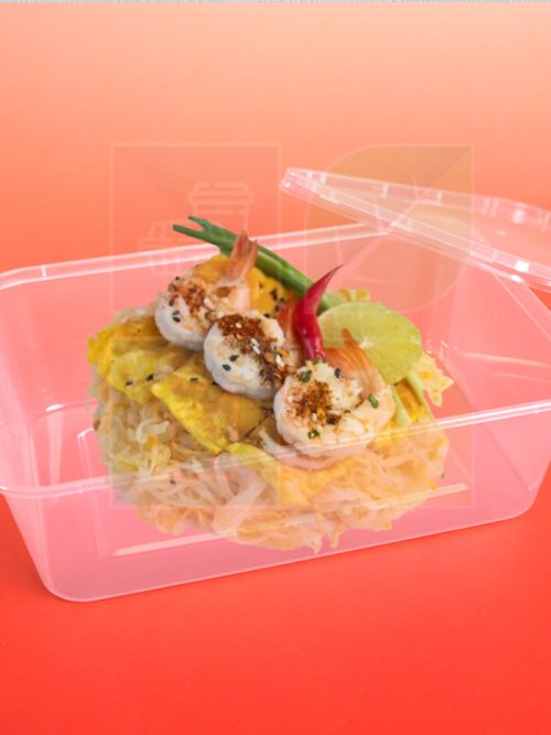 [HY] T1-750 Disposable PP Container with Lid