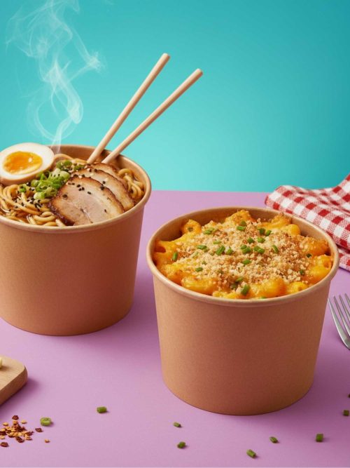 [Tiger] 520ml Soup Bowl & Lid [Brown]