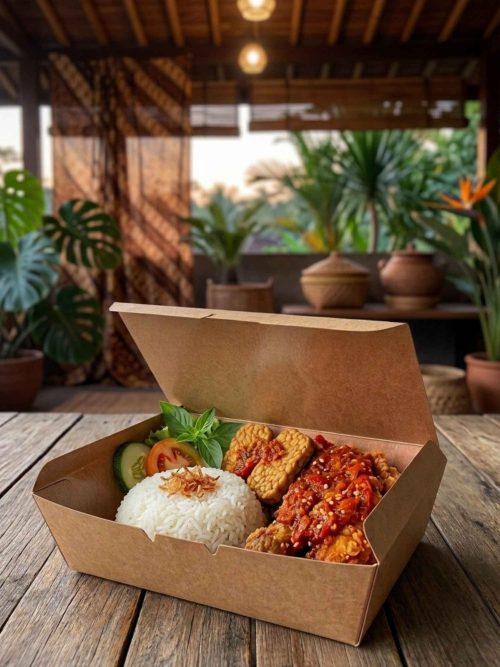 DAUN -LA-L Lunch Box (Brown)